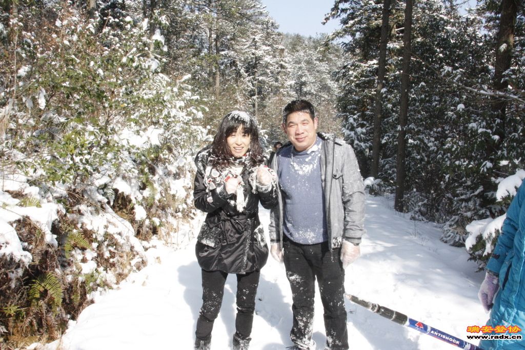 雪战结束合影